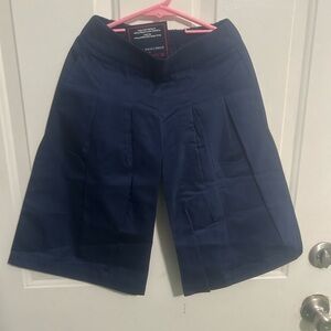 American Girl Navy  flowy wide -leg cropped pants for girls size 6 new